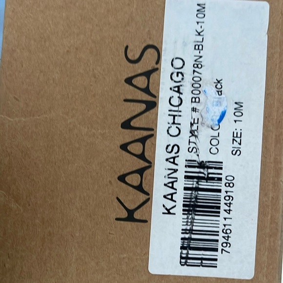 Kaanas Black Chicago Croc-Embossed Bootie New In Box - Picture 9 of 11